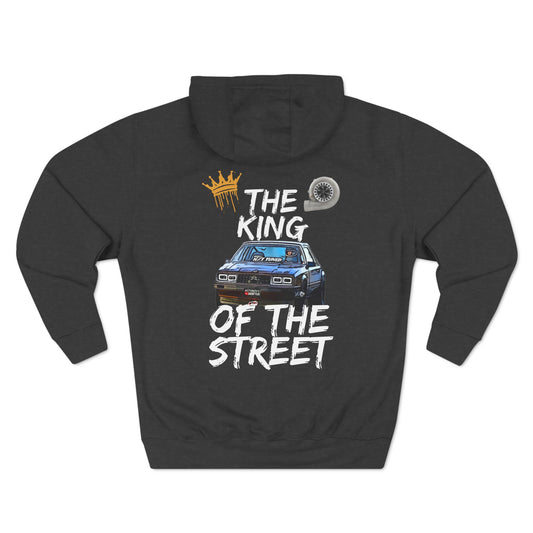THE KING OF THE STREETThree-Panel Fleece Hoodie