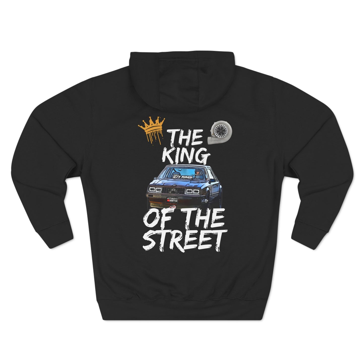 THE KING OF THE STREETThree-Panel Fleece Hoodie